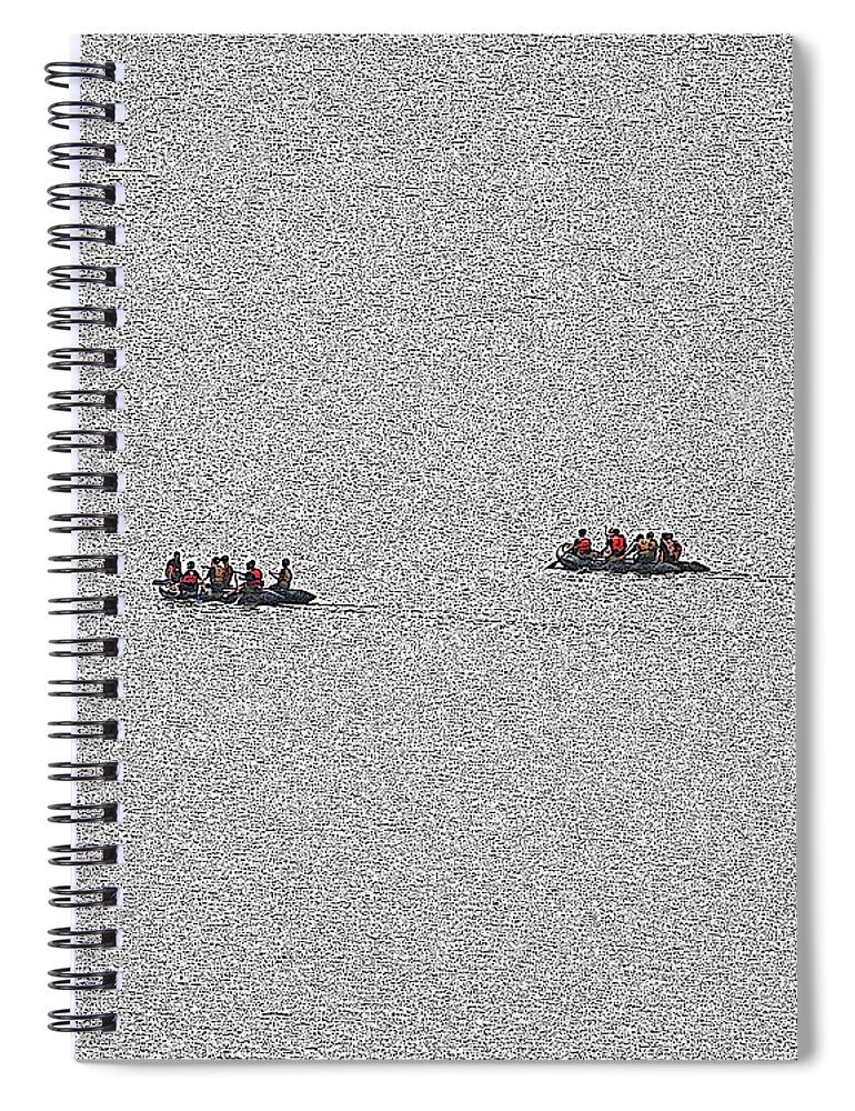 Shipwrecked Spiral Notebook featuring the photograph 48- Shipwrecked by Joseph Keane