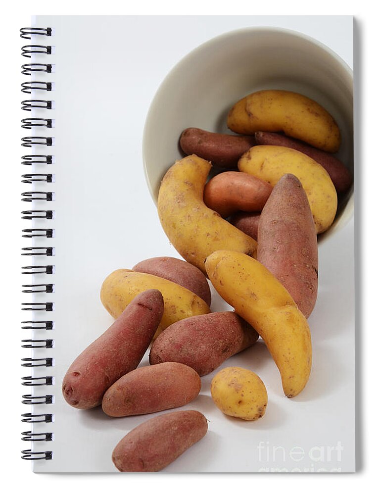 Carb Spiral Notebook featuring the photograph Potato #5 by Photo Researchers, Inc.