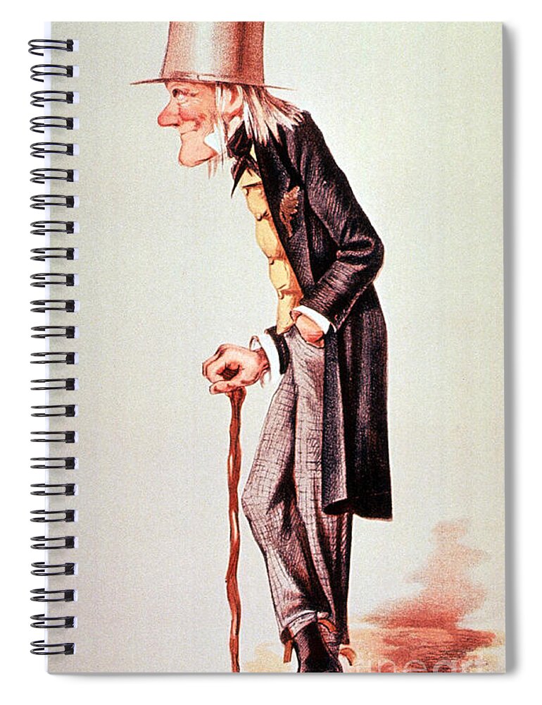 Science Spiral Notebook featuring the photograph Richard Owen, English Paleontologist #5 by Science Source