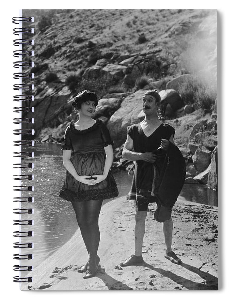 -beaches- Spiral Notebook featuring the photograph Film Still: Beach #8 by Granger