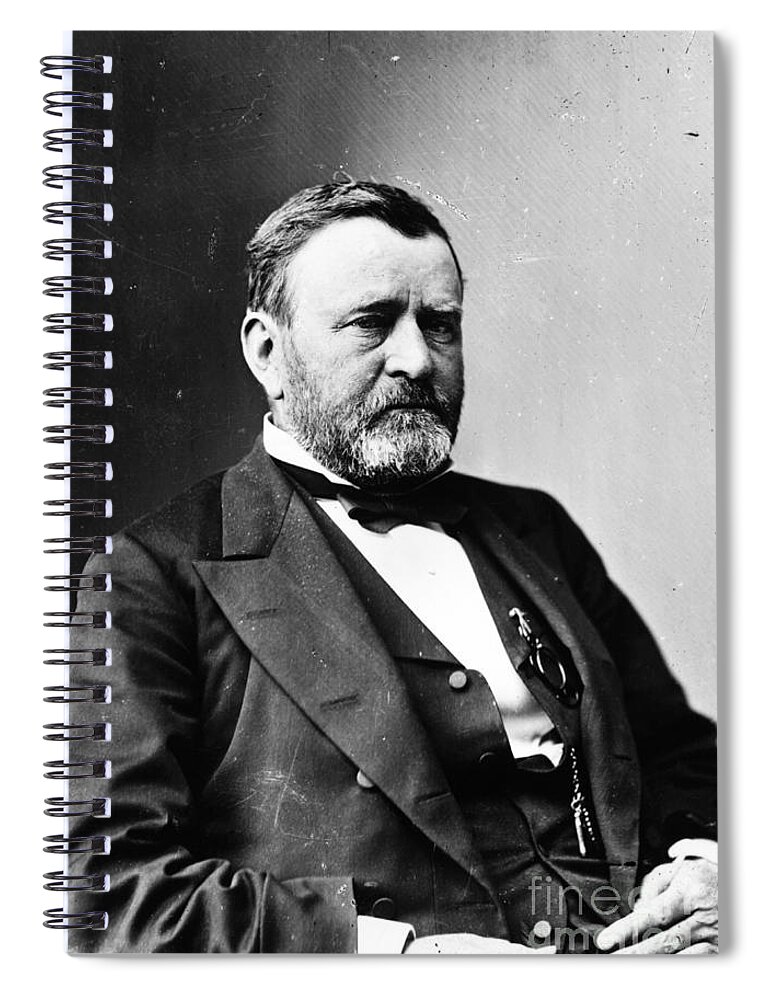 History Spiral Notebook featuring the photograph Ulysses S. Grant, 18th American #9 by Photo Researchers