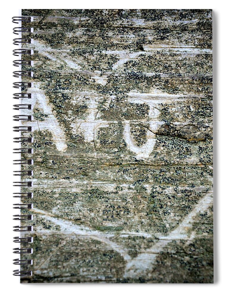 Wood Spiral Notebook featuring the photograph A and J by Julia Wilcox