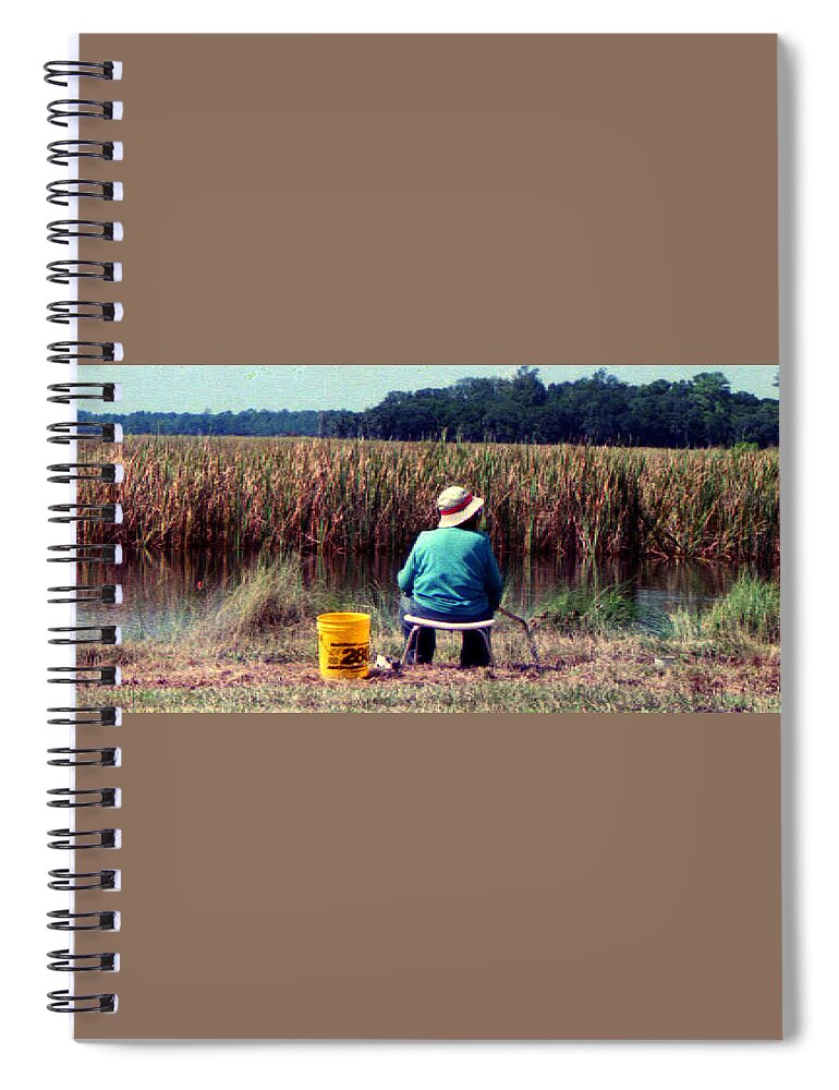 Woman Fishing Spiral Notebook featuring the photograph A Great Day Fishing by Patricia Greer