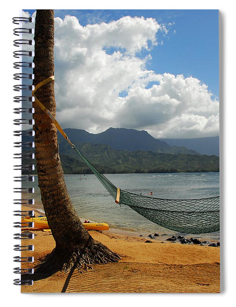 Hawaiian Islands Spiral Notebook featuring the photograph A Place to Hang by Lynn Bauer