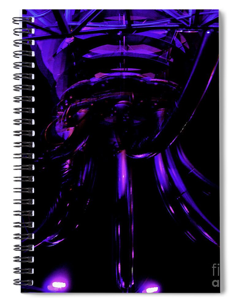 Art Spiral Notebook featuring the photograph Abstract Invader by Clayton Bruster