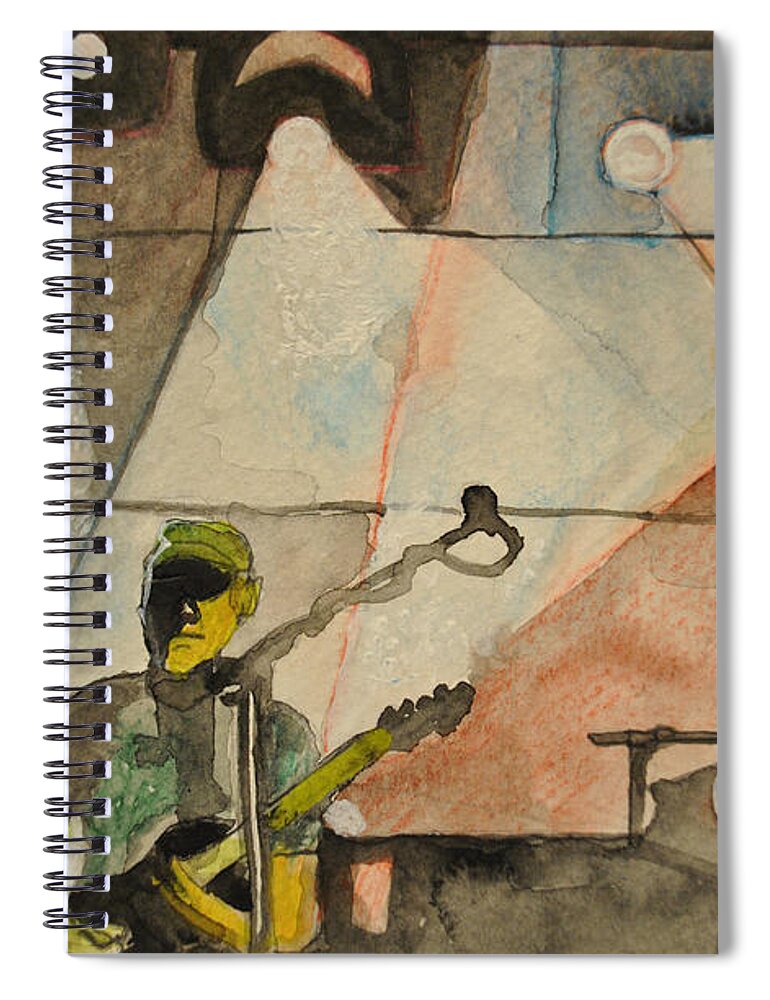 Umphrey's Mcgee Spiral Notebook featuring the painting Abstract Special by Patricia Arroyo