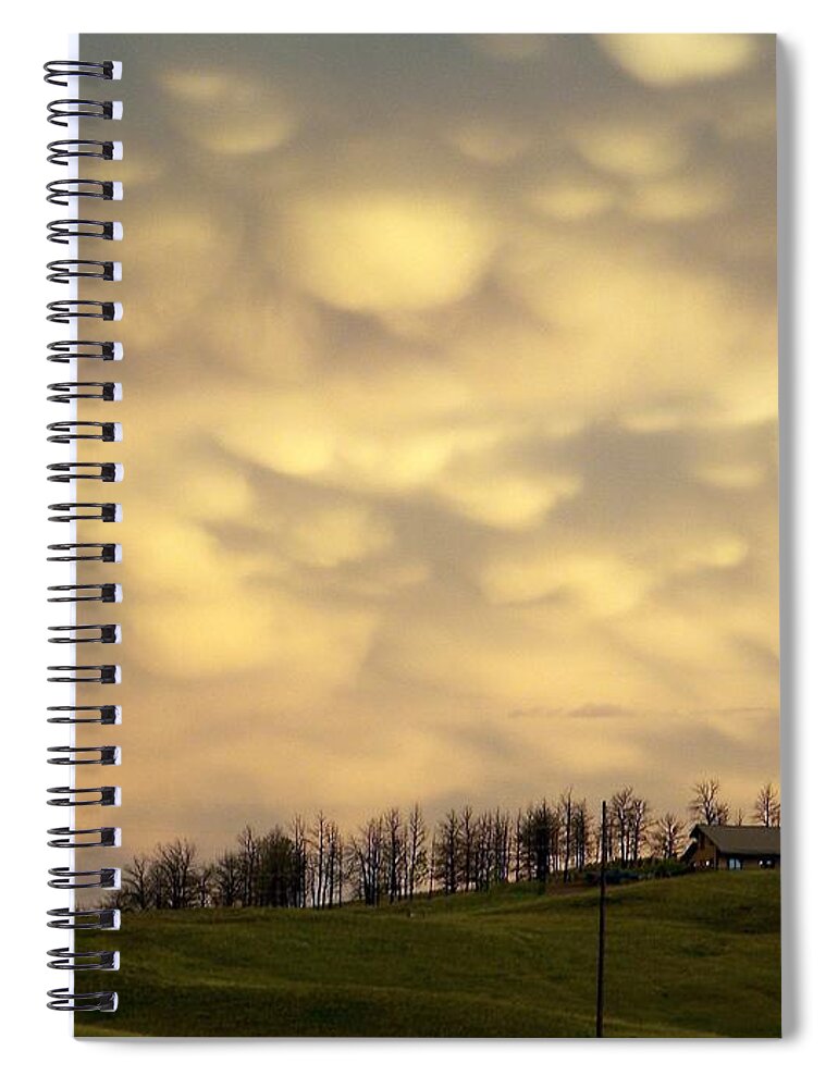 Storm Clouds Spiral Notebook featuring the photograph After the Storm by Dorrene BrownButterfield