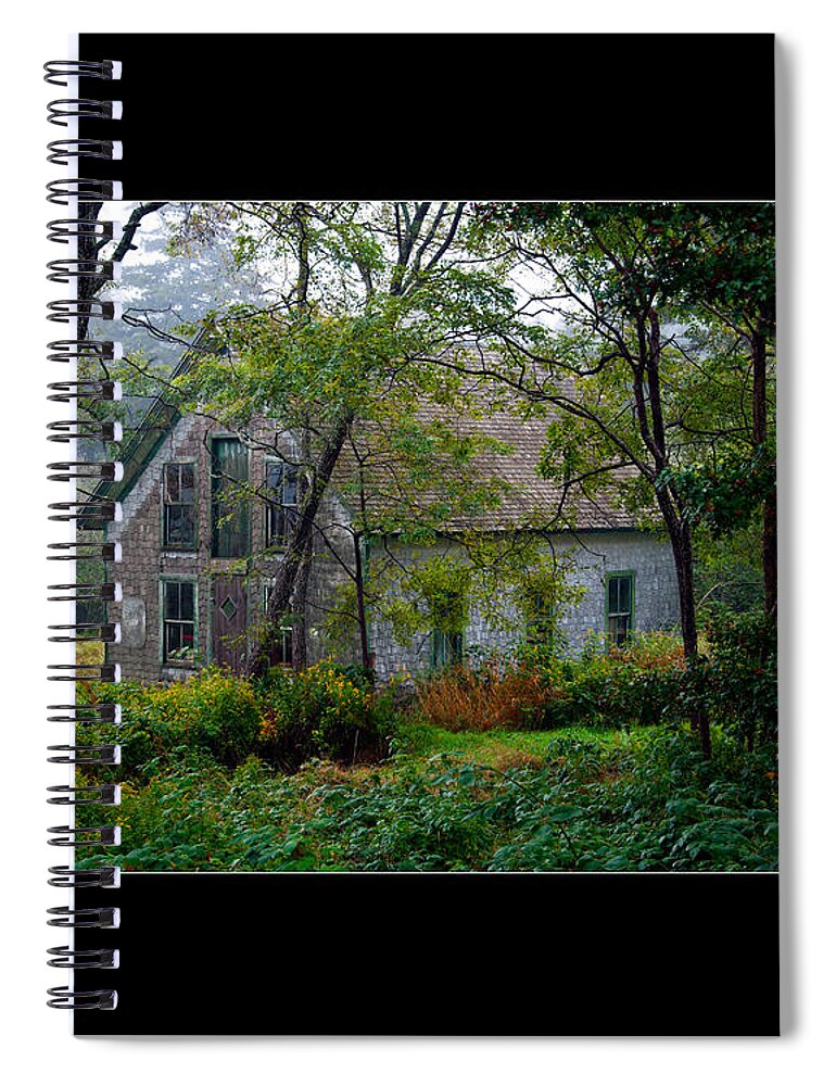 House Spiral Notebook featuring the photograph Artist Hideout 2 by Glenn Gordon