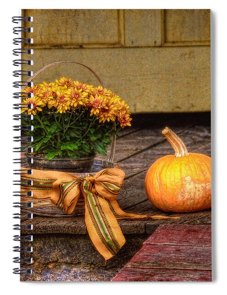 Autumn Spiral Notebook featuring the photograph Autumn by Lois Bryan