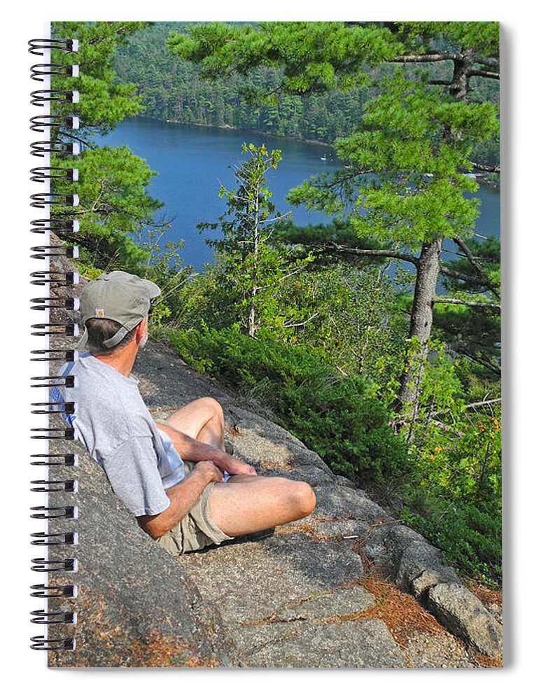Lake Spiral Notebook featuring the photograph Awesome View by Lynda Lehmann