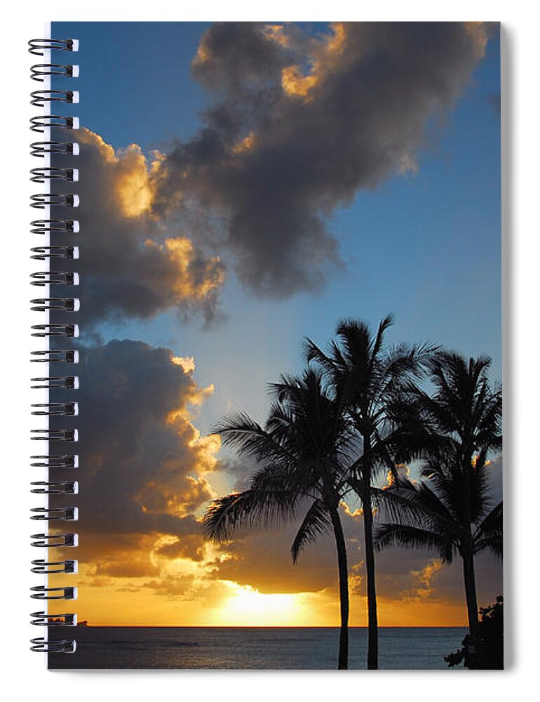 Kauai Spiral Notebook featuring the photograph Bali Hai Sunset by Lynn Bauer