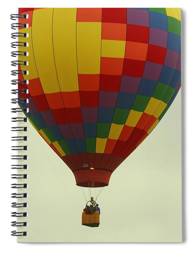 Balloon Spiral Notebook featuring the photograph Balloon Ride by Daniel Reed