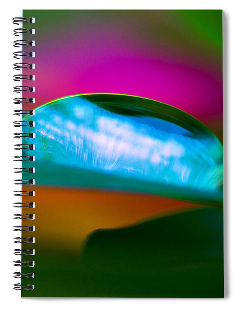 Water Drop Spiral Notebook featuring the photograph Blade Runner by Rob Hemphill