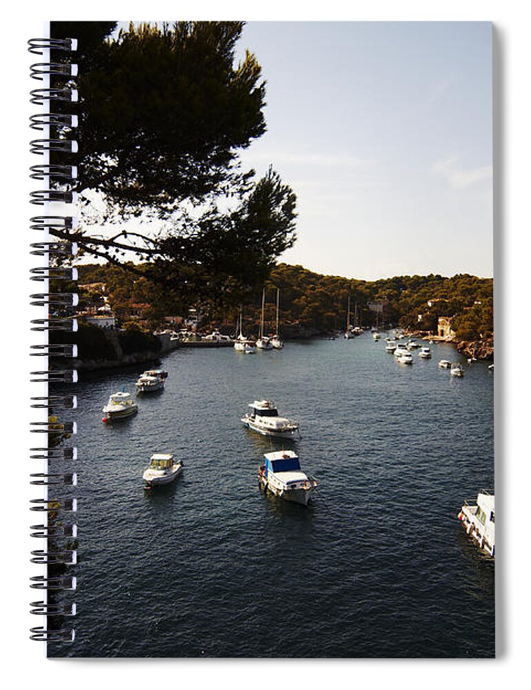 Cala Figuera Spiral Notebook featuring the photograph Boats in Cala Figuera by Agusti Pardo Rossello