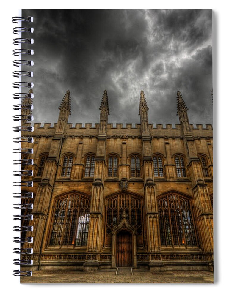 Yhun Suarez Spiral Notebook featuring the photograph Bodleian Library by Yhun Suarez