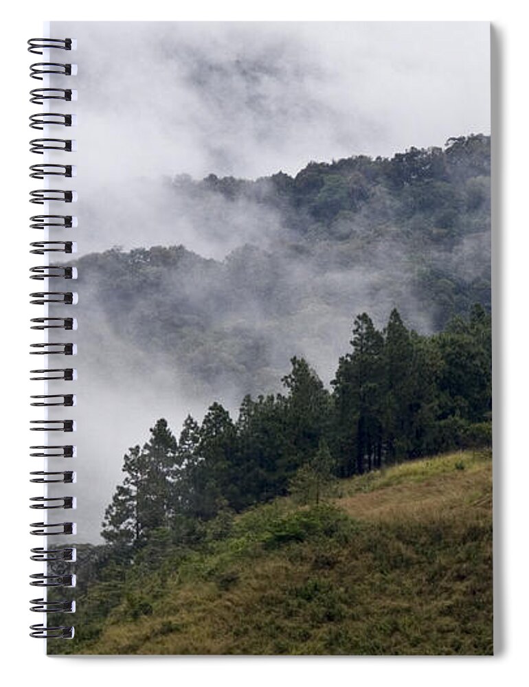 Central America Spiral Notebook featuring the photograph Boquete Highlands by Heiko Koehrer-Wagner