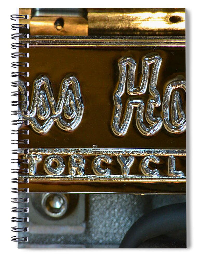 Motorcycle Spiral Notebook featuring the photograph Boss Hoss by Newel Hunter