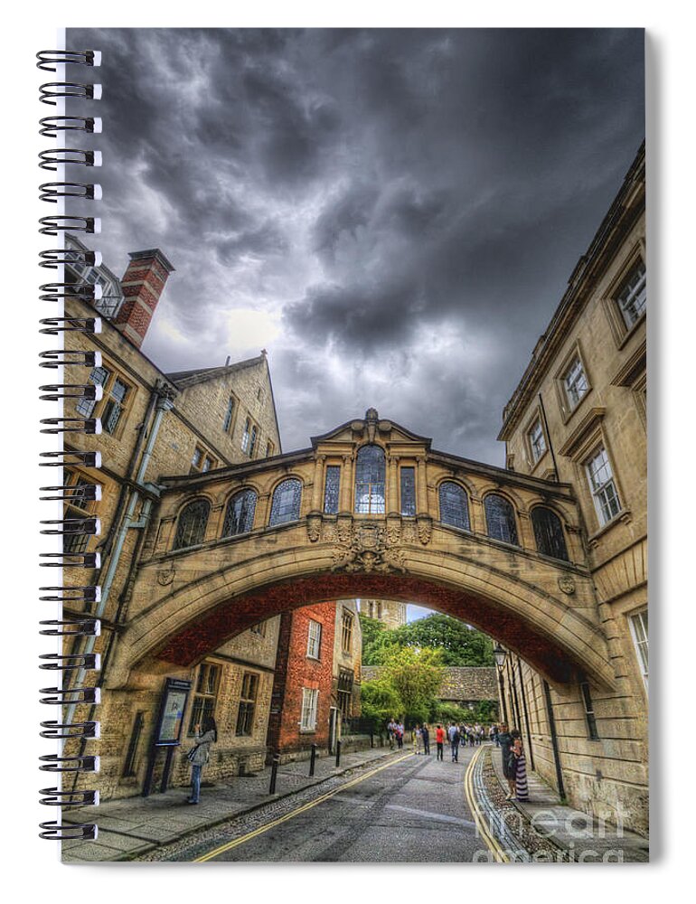 Yhun Suarez Spiral Notebook featuring the photograph Bridge Of Sighs - Oxford by Yhun Suarez