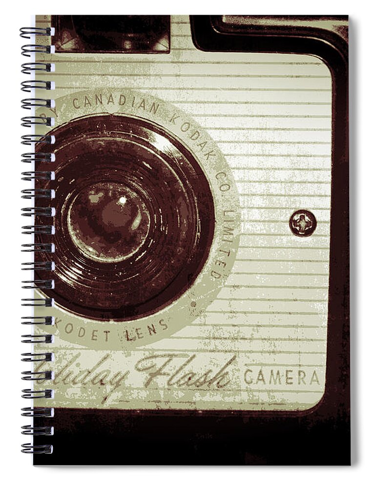 Camera Spiral Notebook featuring the photograph Brownie by Traci Cottingham
