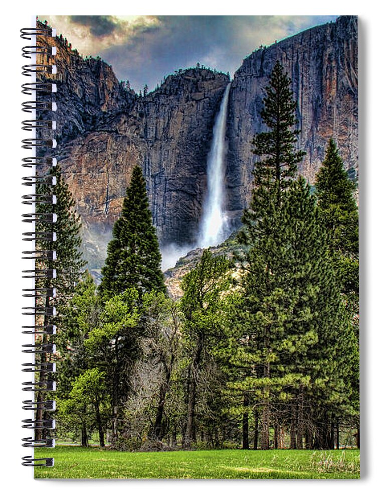 Cooks Meadow Spiral Notebook featuring the photograph Chapel in the Valley 2 by Sue Karski
