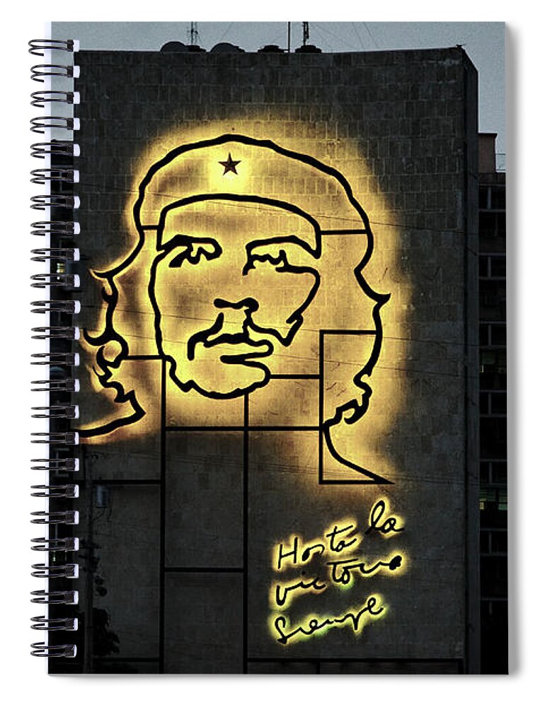 Che Guevera Spiral Notebook featuring the photograph Che Guevera II by Gary Dean Mercer Clark