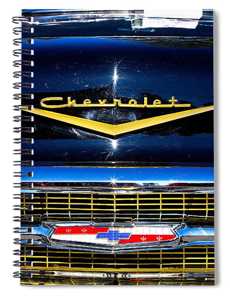 Chevrolet Spiral Notebook featuring the photograph Chevrolet by Burney Lieberman