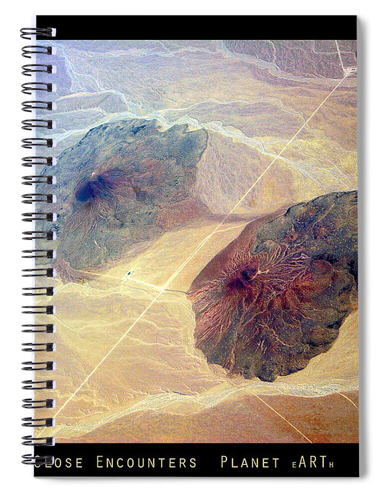 Earth Spiral Notebook featuring the photograph Close Encounters - Planet eARTh by James BO Insogna