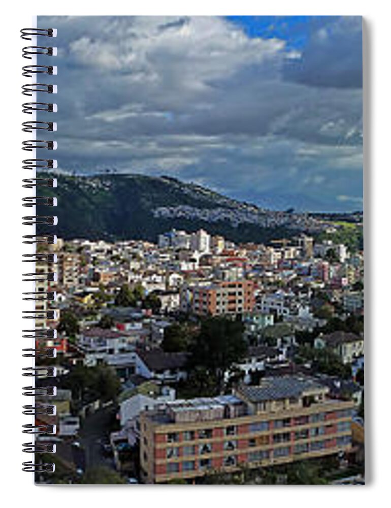 Quito Spiral Notebook featuring the photograph Close of Business - Quito - Ecuador by Julia Springer