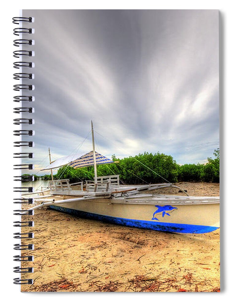 Yhun Suarez Spiral Notebook featuring the photograph Cloud Zoom by Yhun Suarez