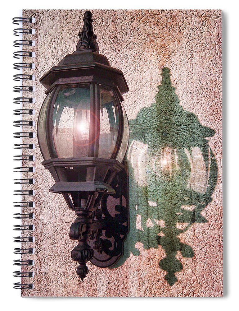 Light Spiral Notebook featuring the photograph Come To The Light by Kathy Clark