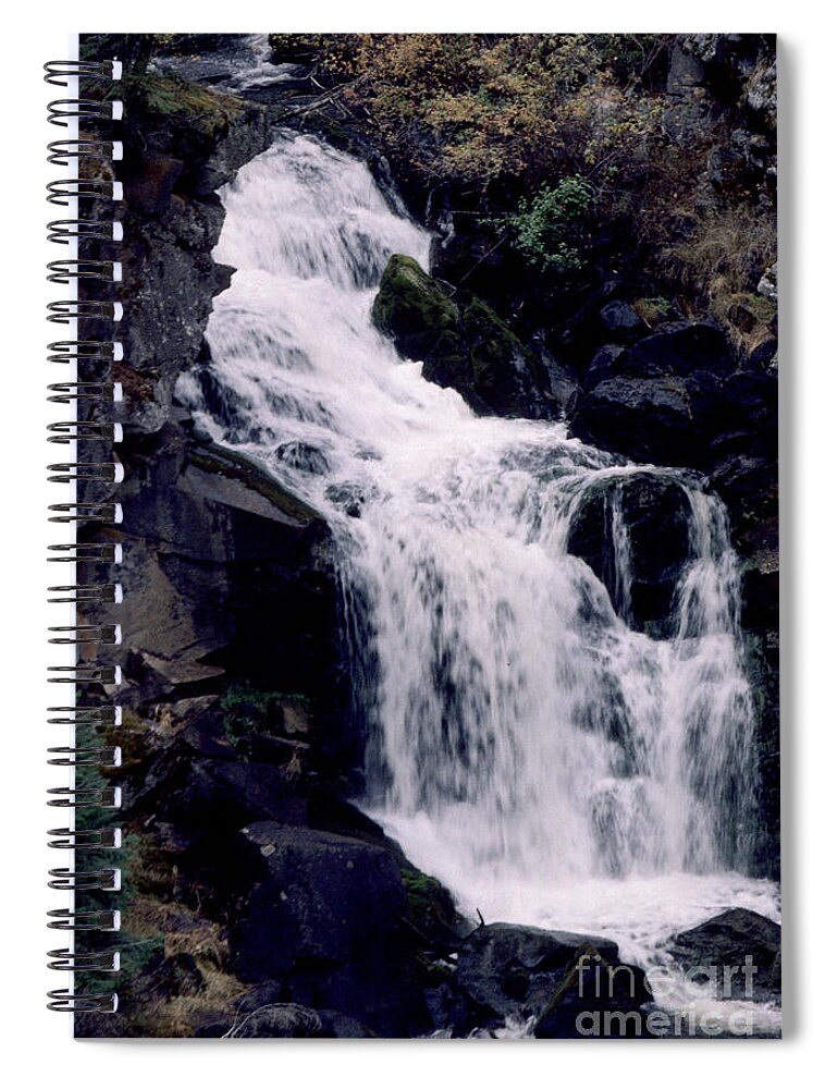 Water Fall Spiral Notebook featuring the photograph Cool Clear Waters by Sharon Elliott