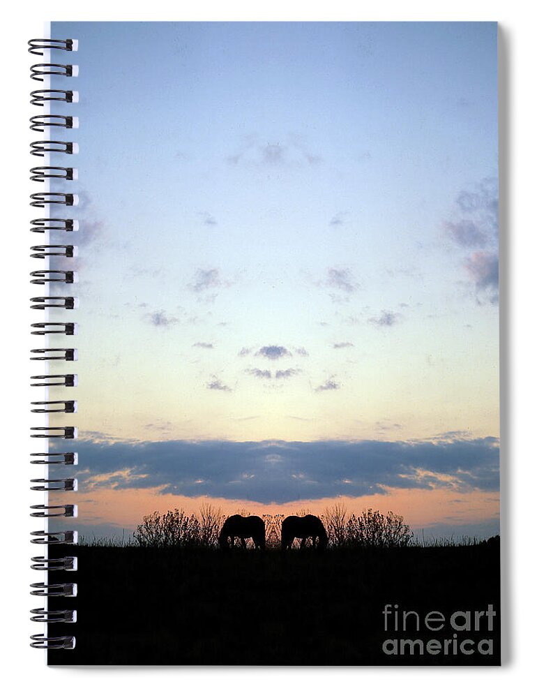  Spiral Notebook featuring the photograph Creation 93 by Mike Nellums