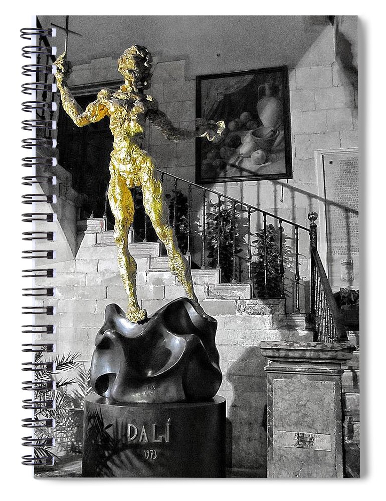 Salvador Dali Spiral Notebook featuring the photograph Dali by Marianna Mills