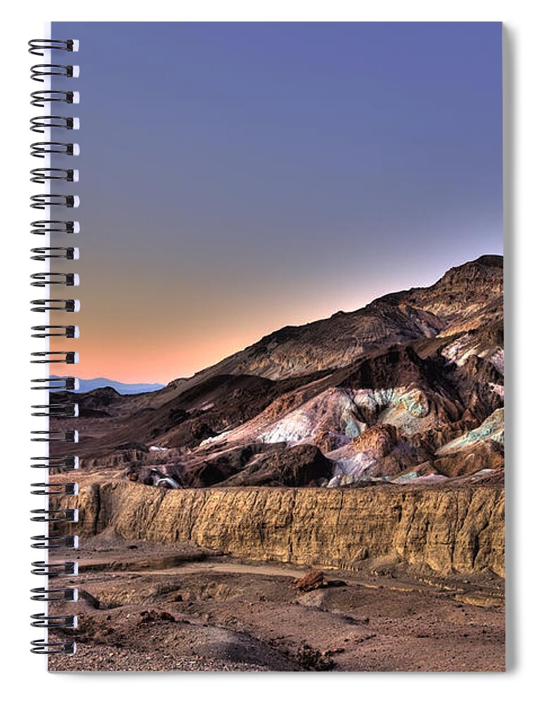 Death Valley Spiral Notebook featuring the photograph Death Valley Sunset by Shawn Everhart
