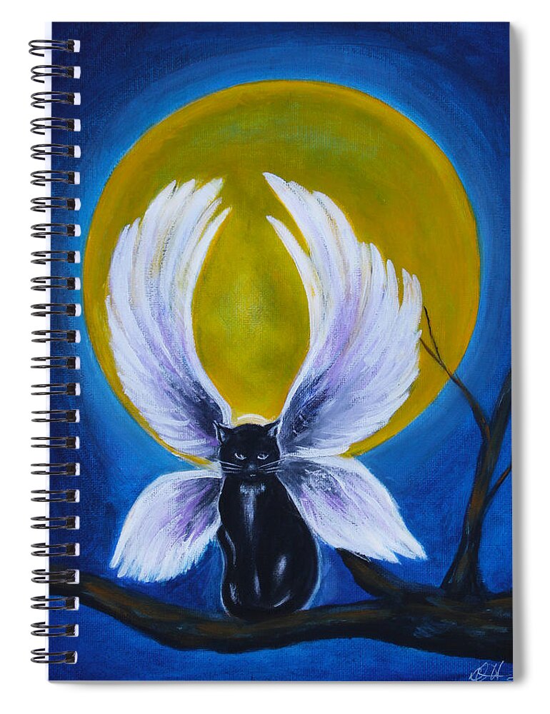 Devi Spiral Notebook featuring the painting Devi by Diana Haronis