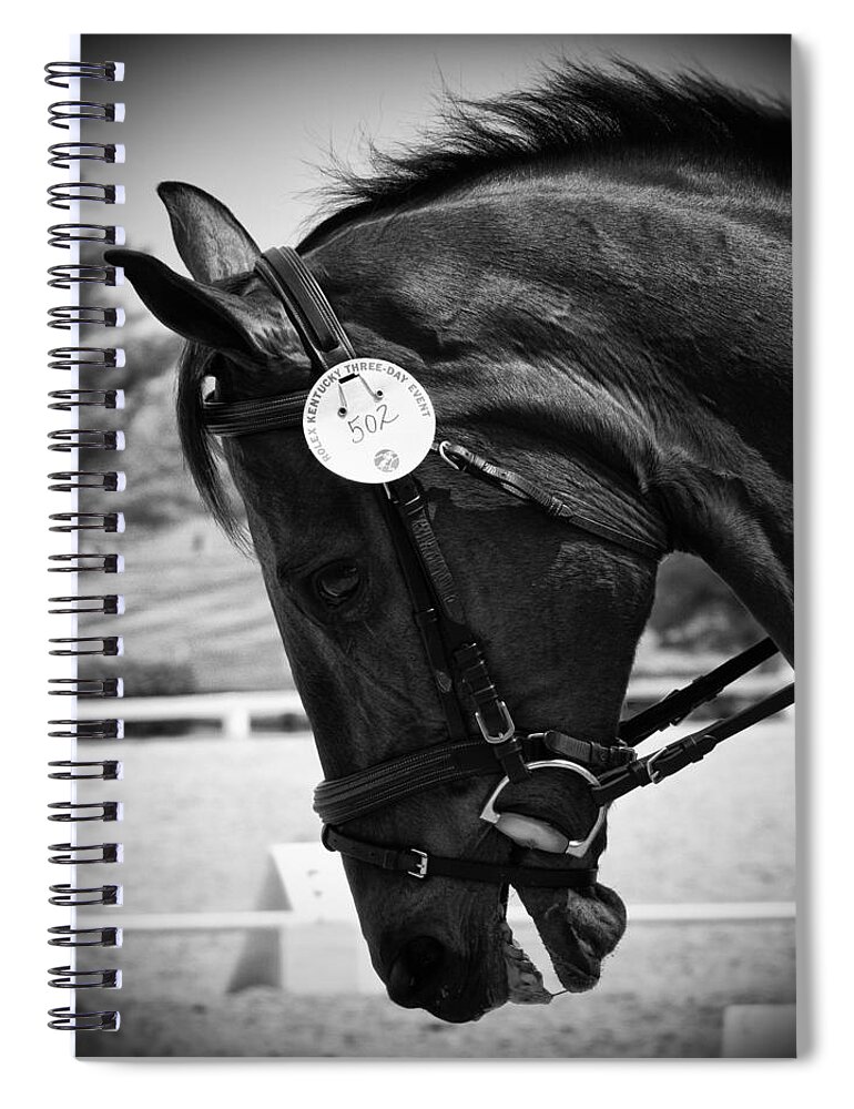 Eventing Spiral Notebook featuring the photograph Discipline by Carrie Cranwill