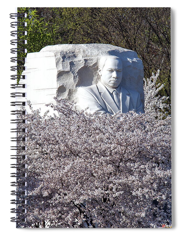 Washington D.c. Spiral Notebook featuring the photograph Dr Martin Luther King Jr Memorial DS053 by Gerry Gantt