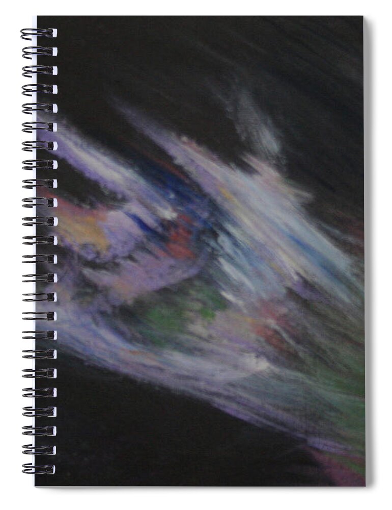 Gail Daley Spiral Notebook featuring the painting Dragon's Breath by Gail Daley