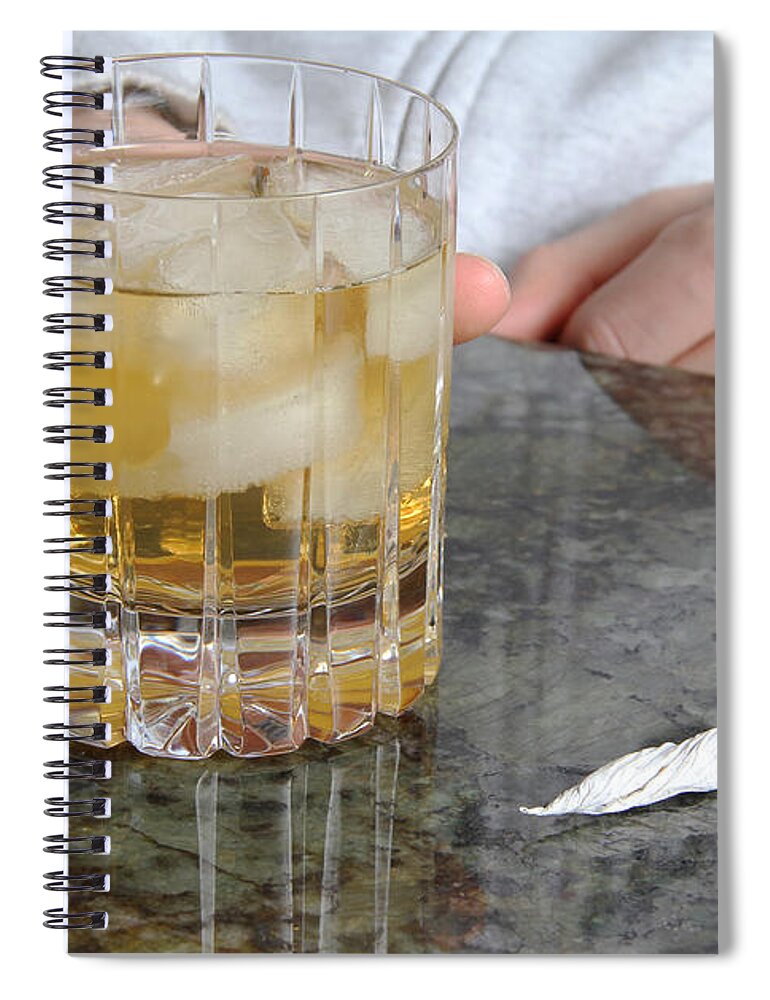 Still Life Spiral Notebook featuring the photograph Drug Use by Photo Researchers