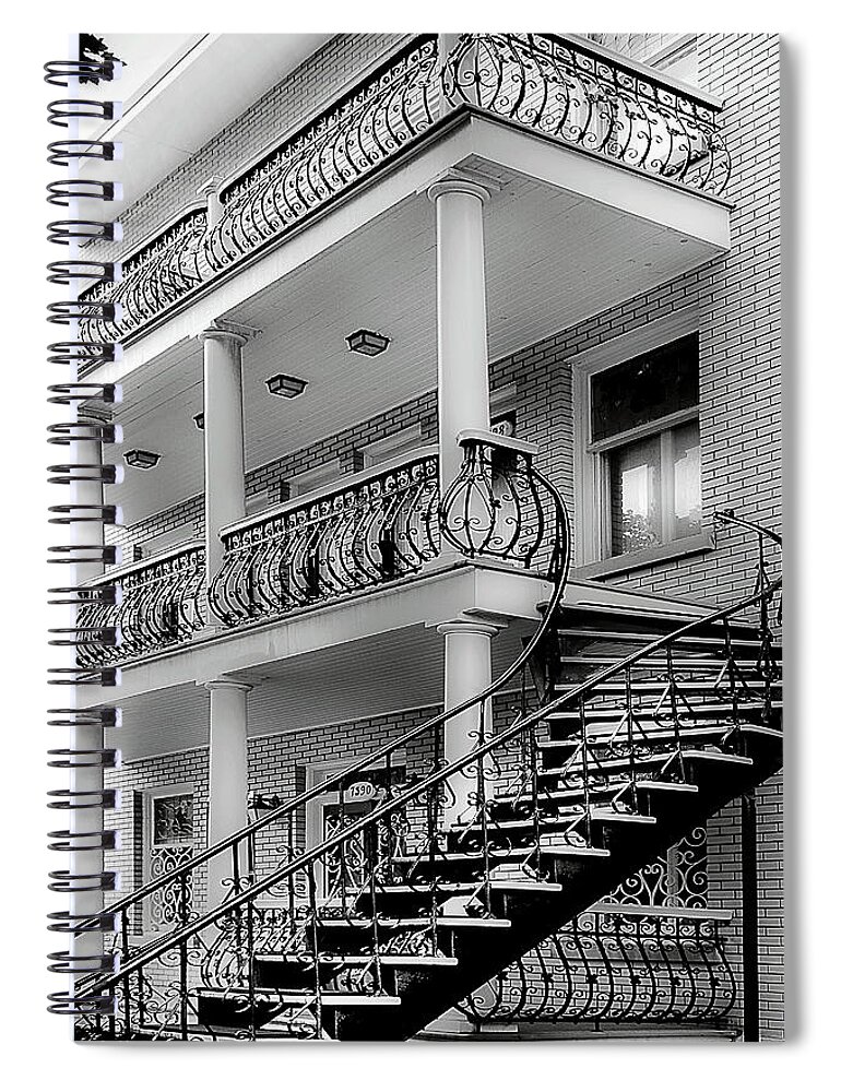 Ornate Stairways Spiral Notebook featuring the photograph Elegance by Burney Lieberman
