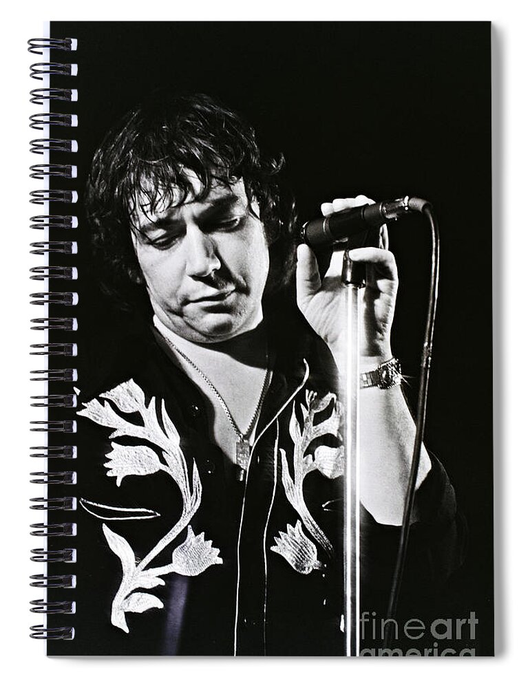 Eric Burdon Spiral Notebook featuring the photograph Eric Burdon in concert-2 by Casper Cammeraat