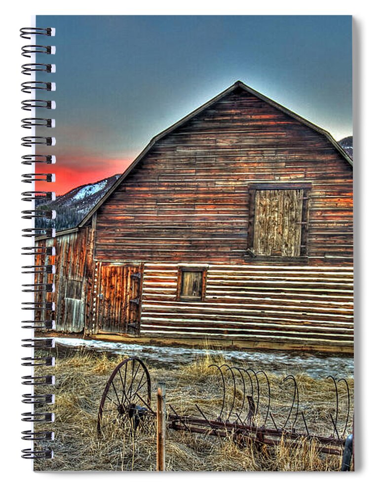 Colorado Spiral Notebook featuring the photograph Escape by Scott Mahon