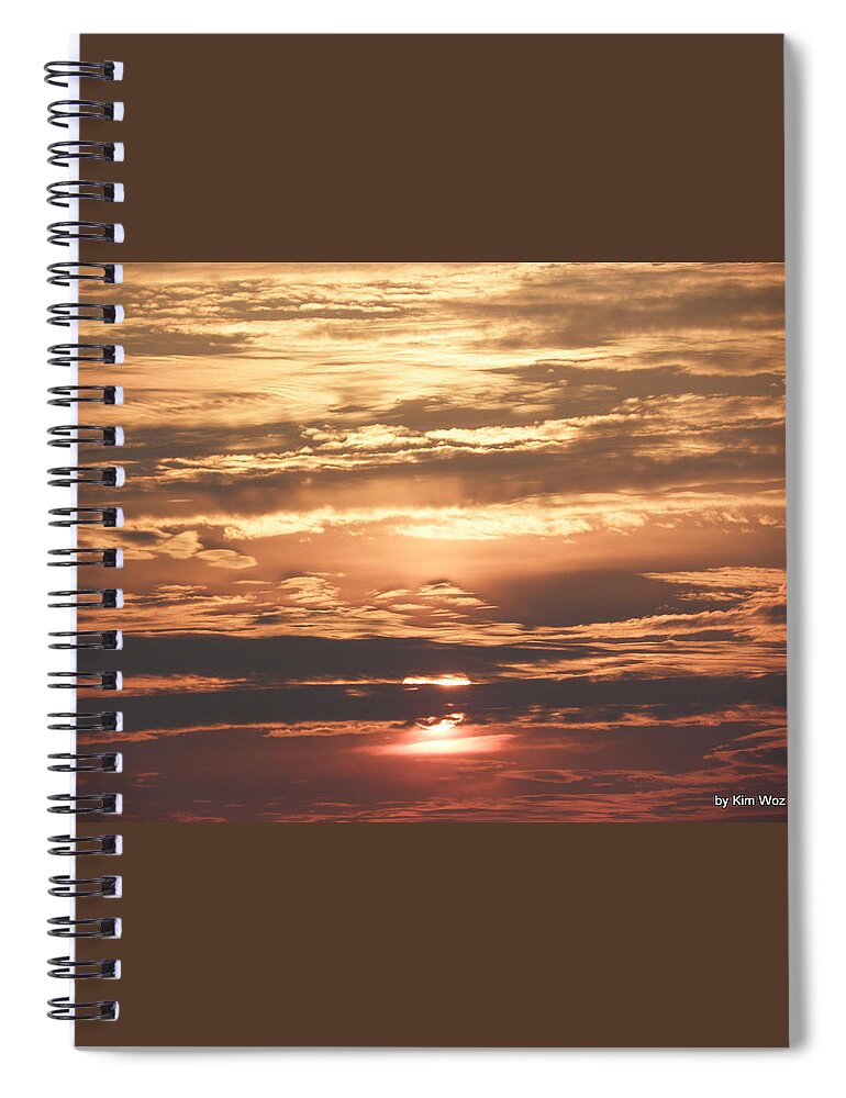 Sunrise Spiral Notebook featuring the photograph Explosion Of Color by Kim Galluzzo Wozniak
