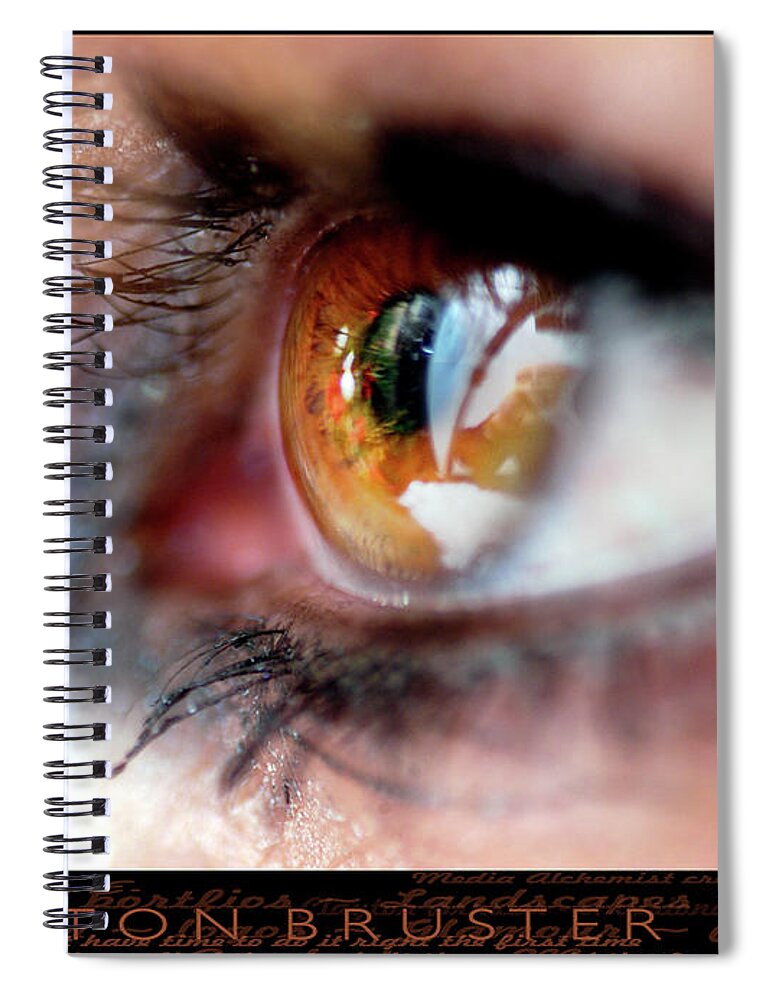 Clay Spiral Notebook featuring the photograph Eye Don't Know by Clayton Bruster