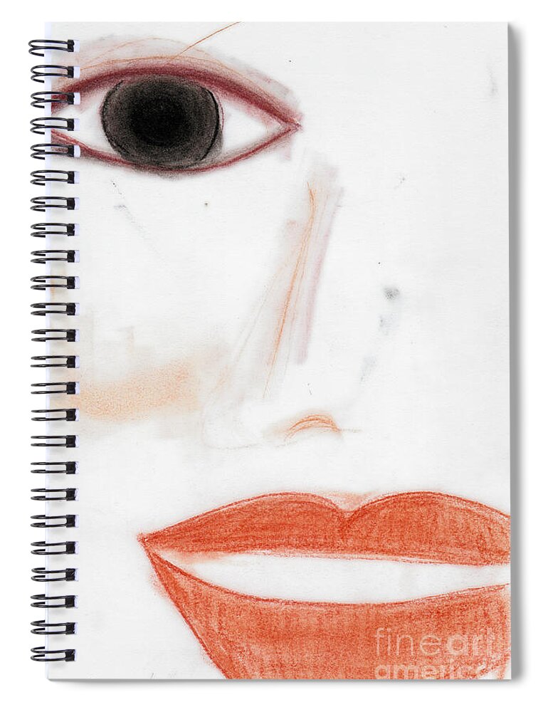 Face Spiral Notebook featuring the photograph Face by Vicki Ferrari
