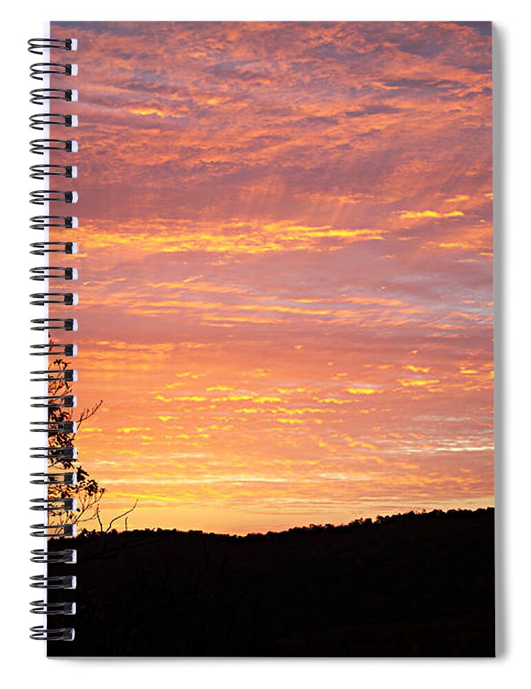 Metro Spiral Notebook featuring the photograph Fall Sunrise by Metro DC Photography