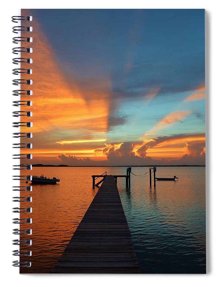 50 Spiral Notebook featuring the photograph Fire and Ice by Billy Beck