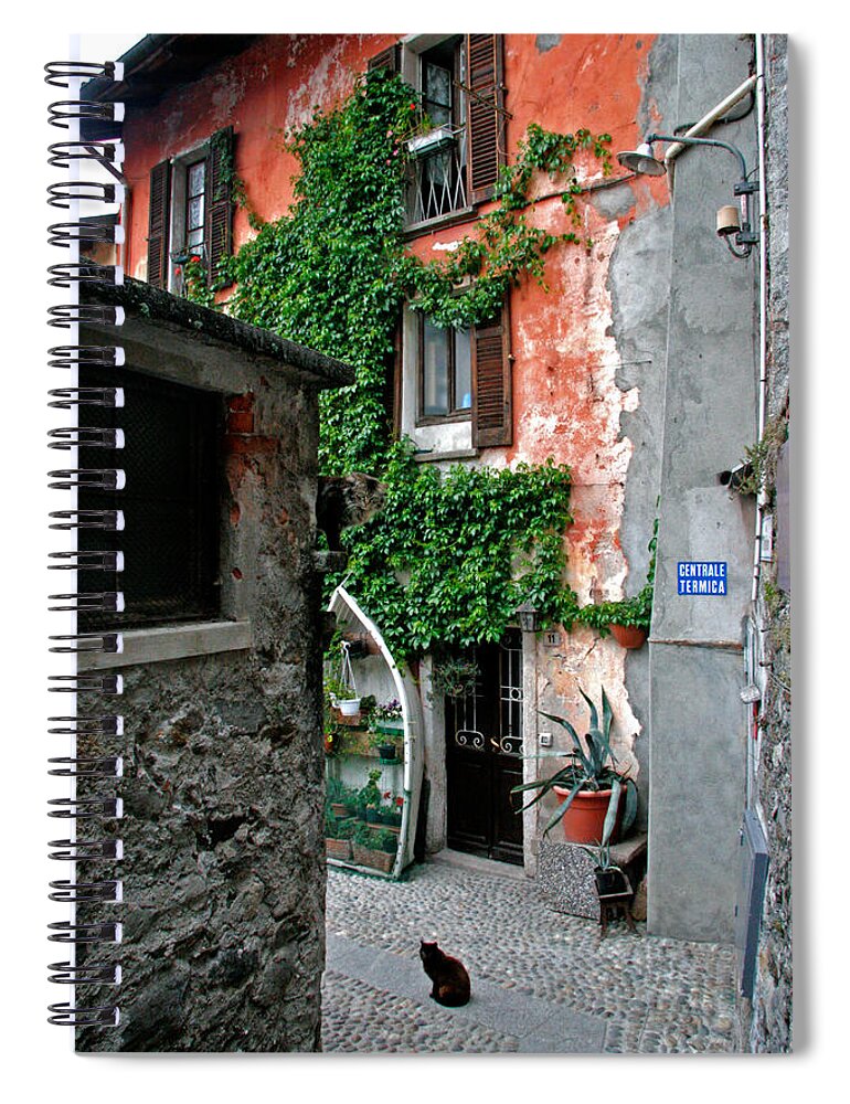 Architecture Spiral Notebook featuring the photograph Fisherman's Isle Italy by Peter Tellone