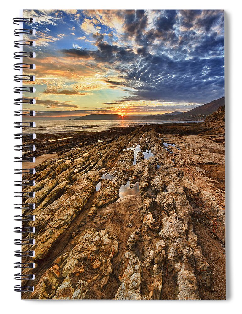 Shell Beach Spiral Notebook featuring the photograph Forever by Beth Sargent