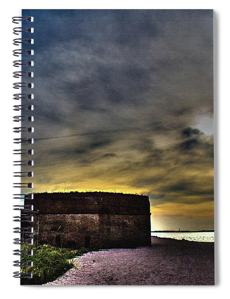 Forts Spiral Notebook featuring the photograph Fort Clinch by Shannon Harrington